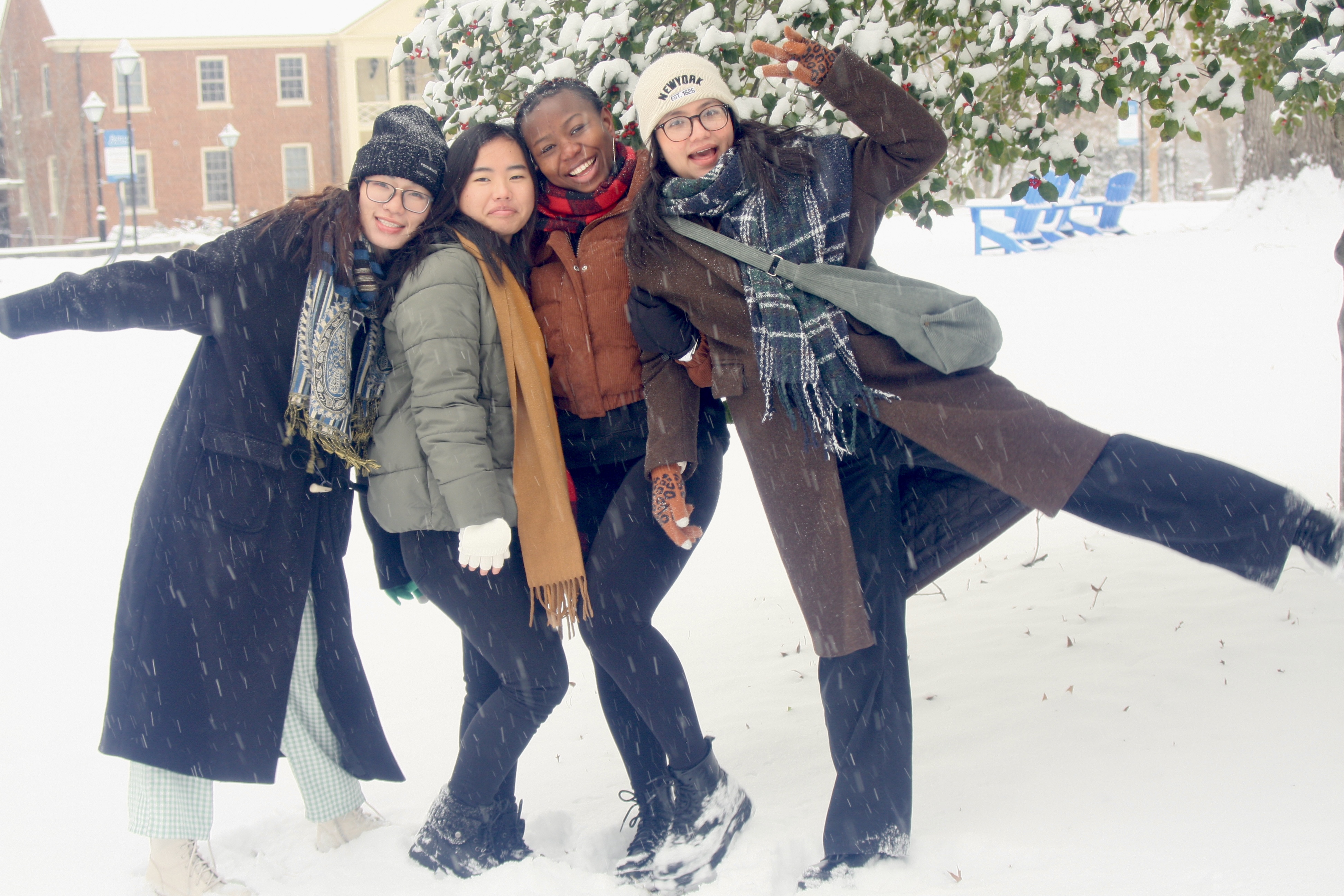 First season snow at Berea